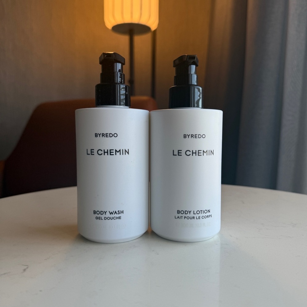Byredo Le Chemin Body Wash & Lotion Set – 2x 300ml Luxury Hotel Exclusive NWT